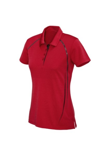 Picture of Biz Collection Ladies Cyber Polo Shirt 100% Bizcool Polyester Sports Interlock
